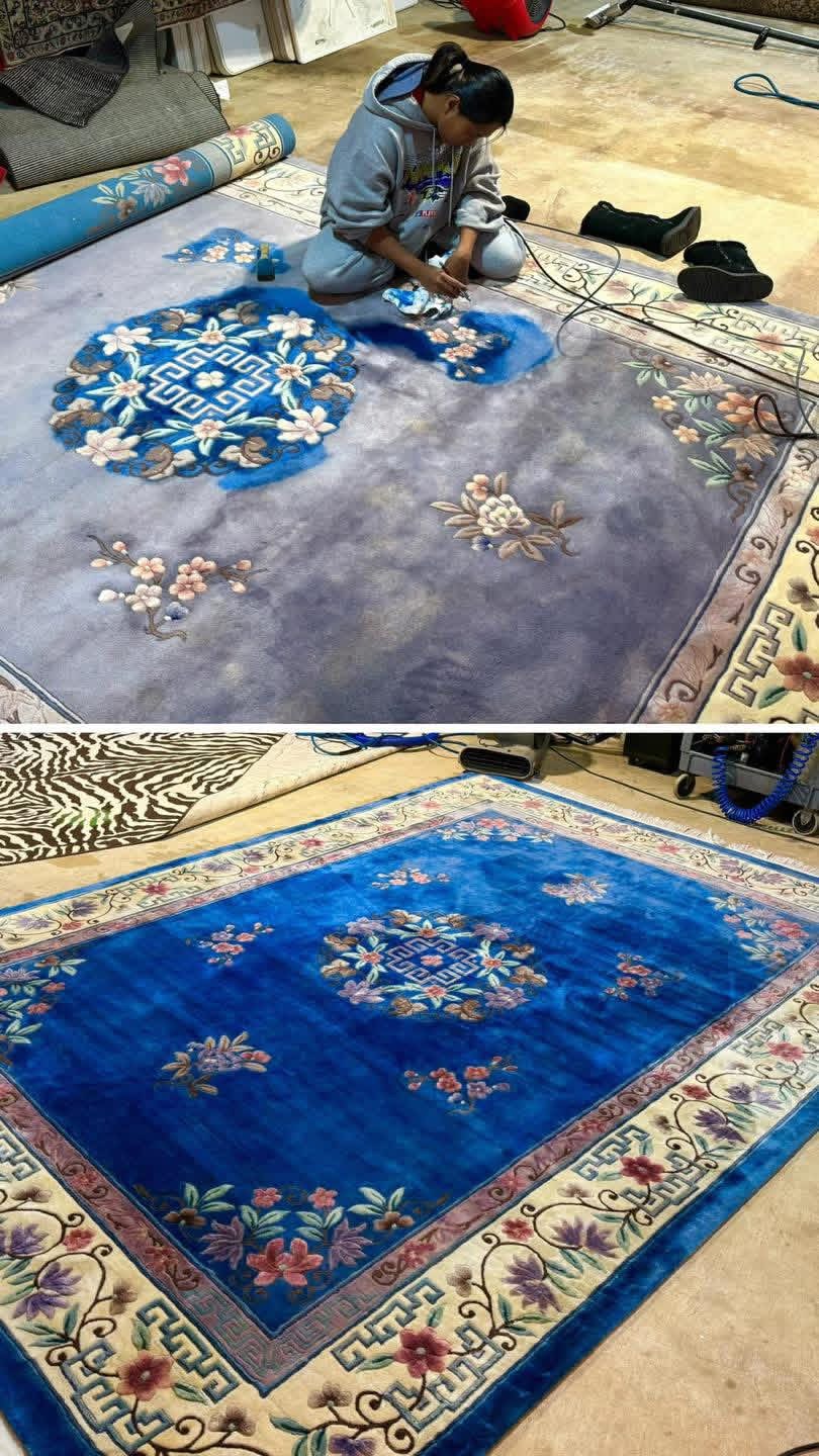 Rug Color Restoration example
